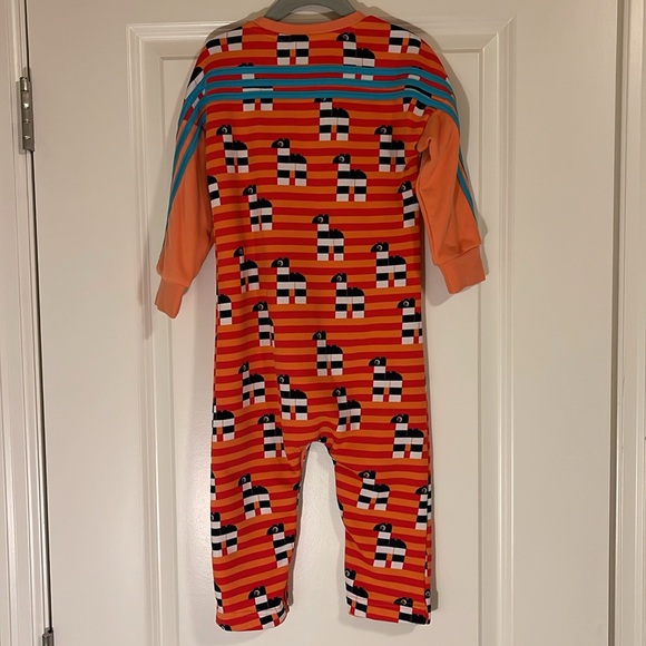 One of a Kind  Boys Kids Adidas and Lego Duplo One Piece Sleeper Pajamas size 2T - Picture 5 of 16
